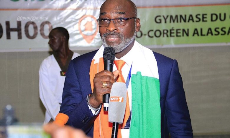Jean Marc Yacé, président de la Fédération Ivoirienne du Taekwondo.