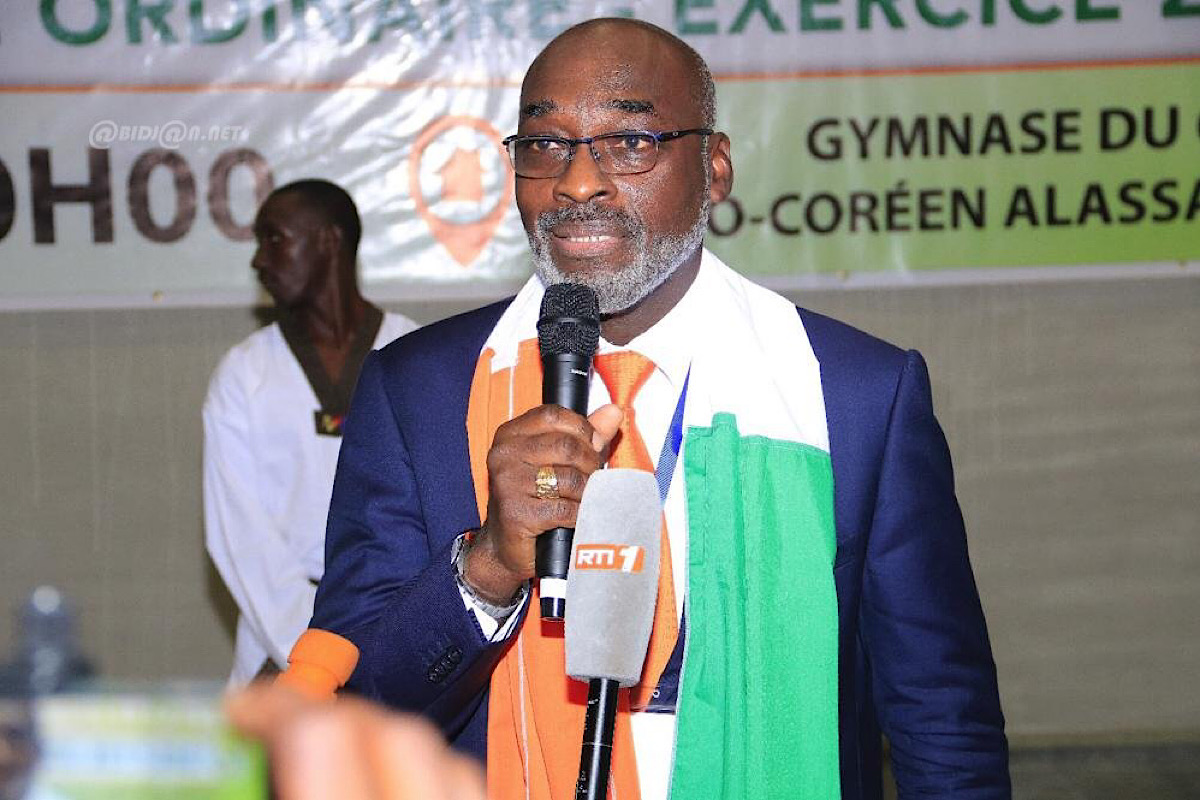 Jean Marc Yacé, président de la Fédération Ivoirienne du Taekwondo.