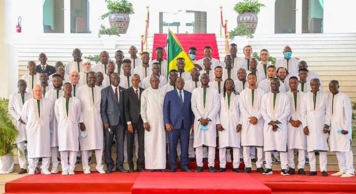 Les Lions de la Teranga reçu au Palais Présidentiel par Macky Sall