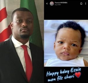 Francis Mvemba et son fils Esaie