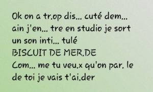 Capture d'écran des piques de Maahlox à Coco Emilia sur Facebook