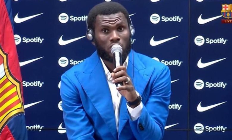 Franck Kessié donne ses premières impressions à son arrivée au FC Barcelone