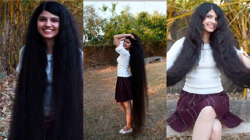 Ne s'étant pas fait couper les cheveux depuis ses 6 ans, Nilanshi Patel détient le record du monde de la plus longue chevelure...