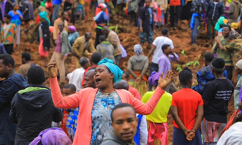 Éthiopie, 229 personnes mortes dans un glissement.