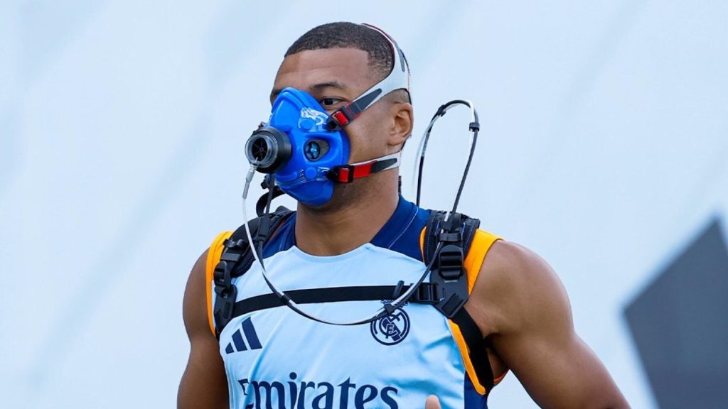 Le COSMED K5 sur Kylian M'Bappé 