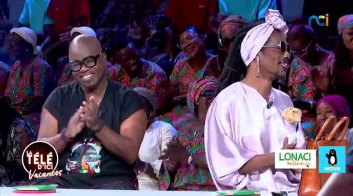 Le Maréchal Zongo déguisé en femme sur le Plateau de NCI