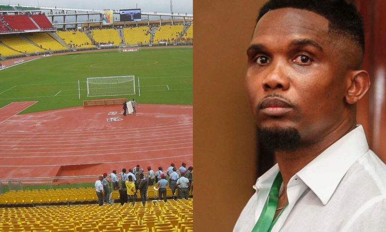 Samuel Eto'o en conflit avec ONIES Cameroun en raison du choix du stade qui abritera le choc Cameroun Namibie.