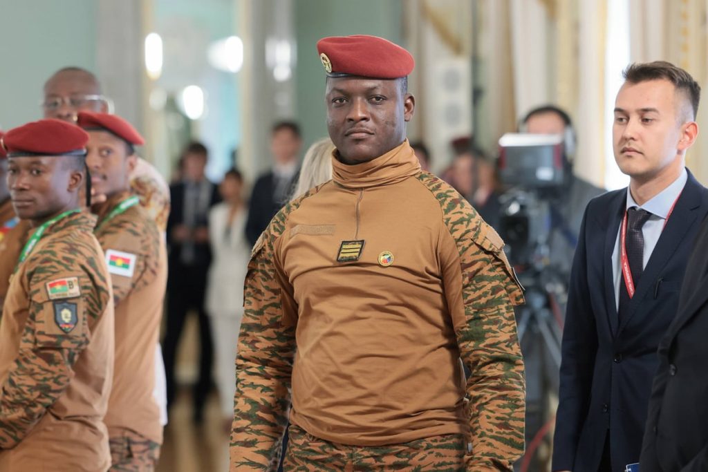 Ibrahim Traoré, actuel dirigeant du Burkina Faso 