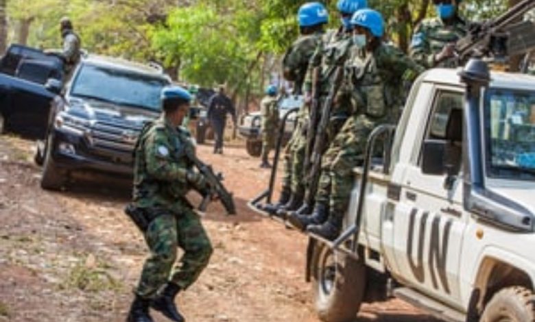 Les casques bleus en Centrafrique