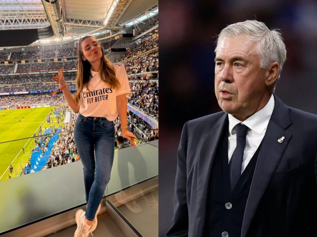 Carlo Ancelotti et Mina Bonino, la femme de Frederico Valverde 