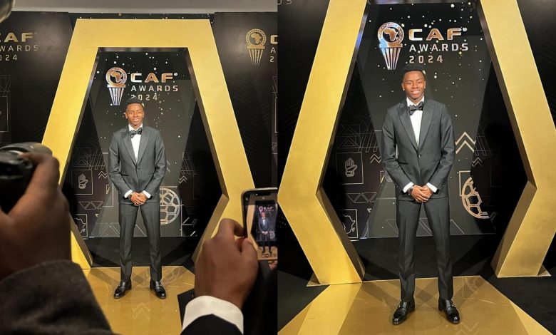 Simon Adingra à la Cérémonie du ballon d'or africain 2024